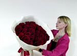 Букет из 25 роз с бесплатной доставкой в Оренбурге