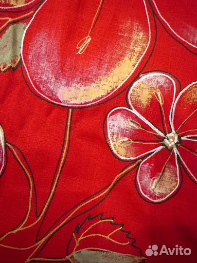 Платье 100% лен. Ручная работа