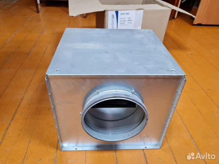 Вентилятор шумоизолированный systemair KVK-200