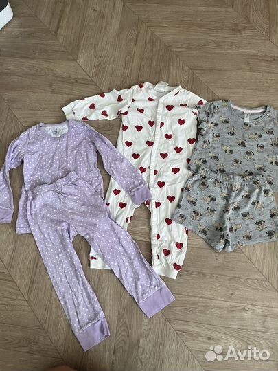 Огромный пакет вещей на девочку