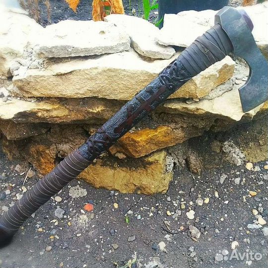 Кованые топоры -ножи ручной работы