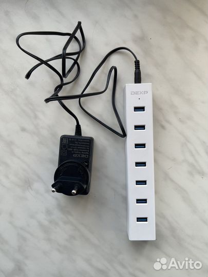 USB-разветвитель hub с блоком питания