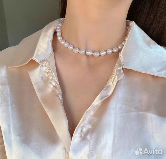 Колье/чокер. Жемчуг