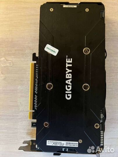 Видеокарта rx580 8gb