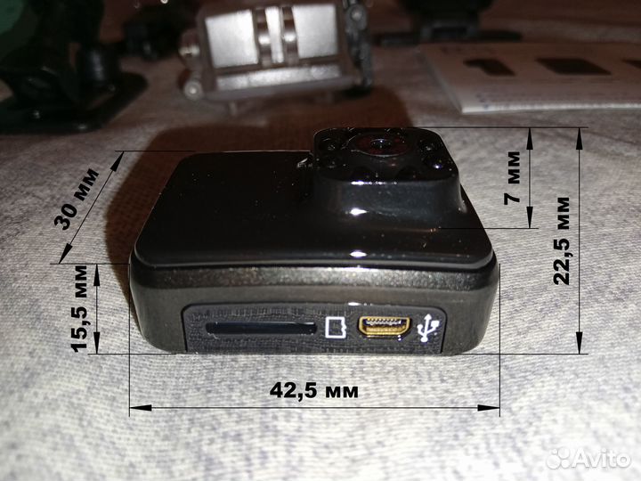 Мини камера R3 Full HD 1080p Wi-Fi ик-подсветка