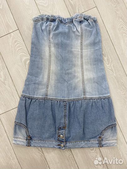 Deny Rose сарафан джинсовый