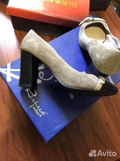 Туфли женские 39 размер бежевые