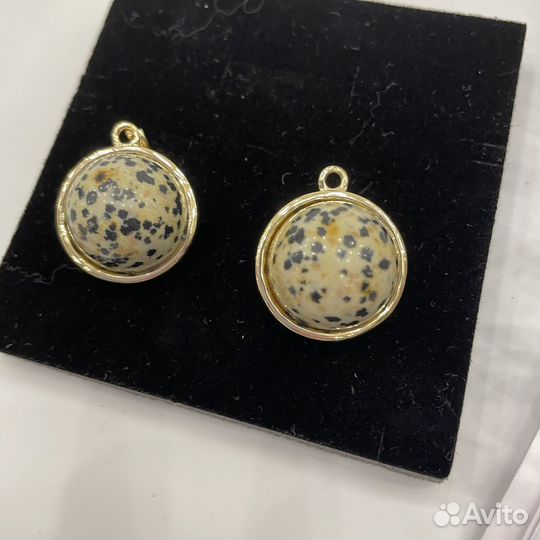 Серьги uterque гвоздики леопард