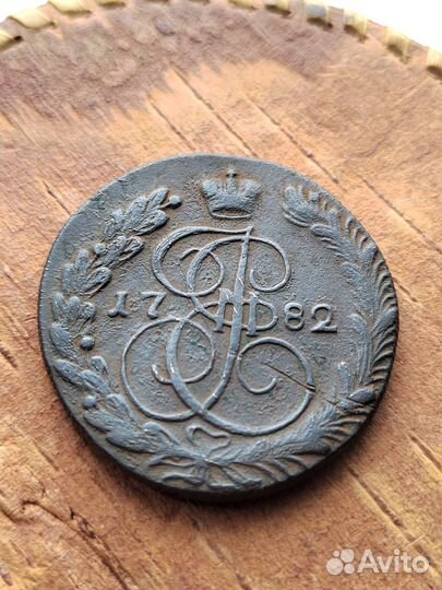 Монета 1782