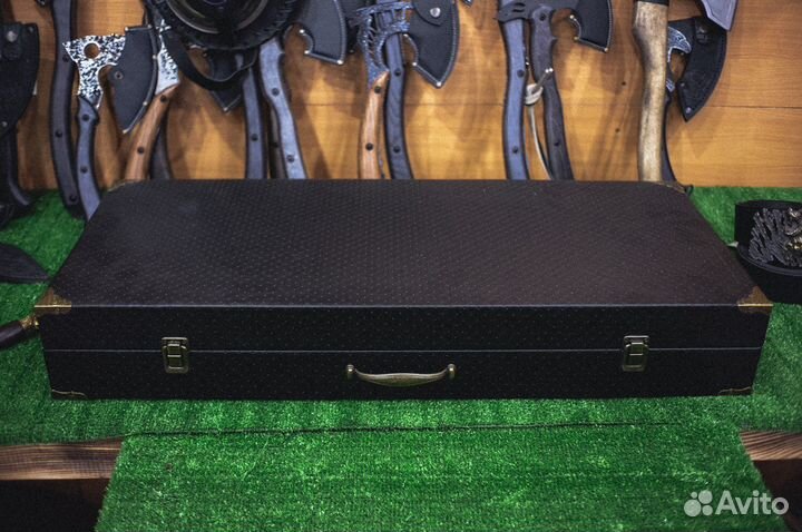 Шашлычный набор с топором ручной работы