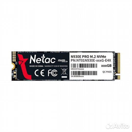 Твердотельный накопитель SSD M.2 256 GB Netac N930