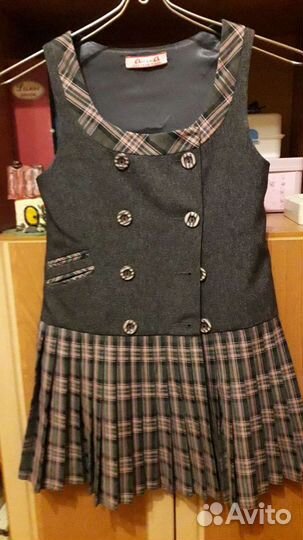 Сарафан школьный 128