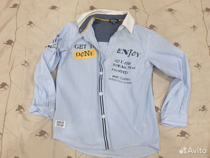 Рубашки для мальчика 104-110