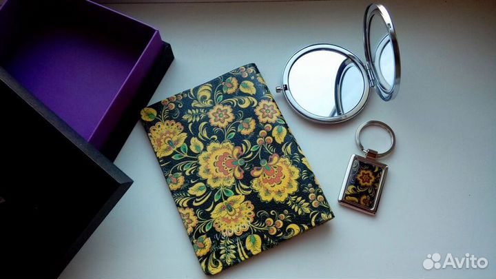 Натур. кожа. Подарочный набор вв1 Design Studio