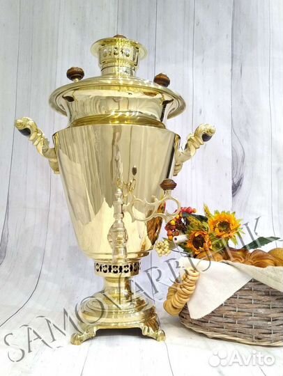 Самовар на дровах Рюмка 7л. Литьё