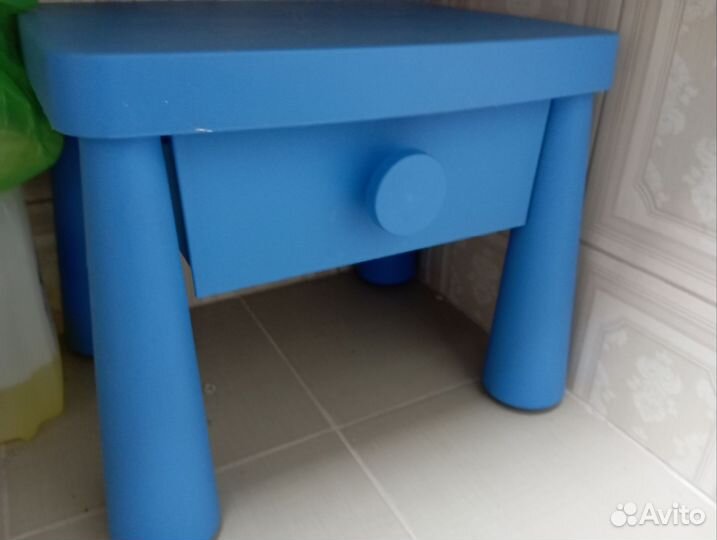 3шт Икеа маммут тумбочка столик детский стол