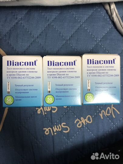 Тест полоски диаконт diacont