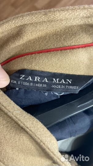 Пальто мужское zara s
