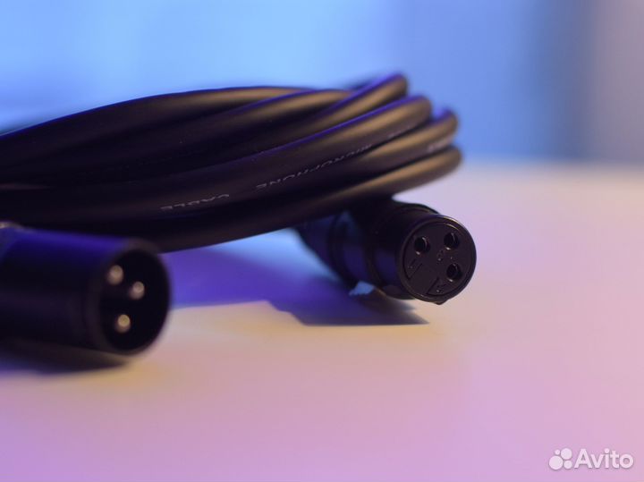 Новый провод XLR - XLR (3 метра) для микрофона