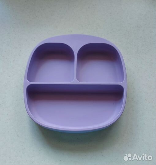 Силиконовая тарелка детская