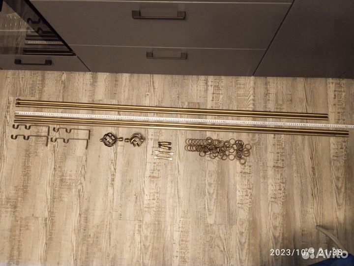 Карниз для штор металлический