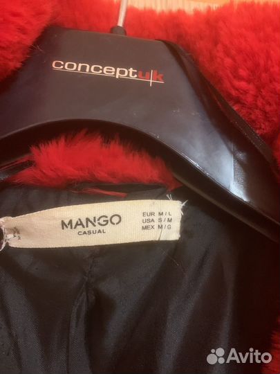 Искусственная шуба Mango бу