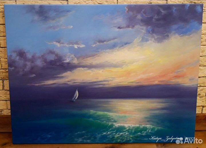 Картины маслом. Ручная работа. Море