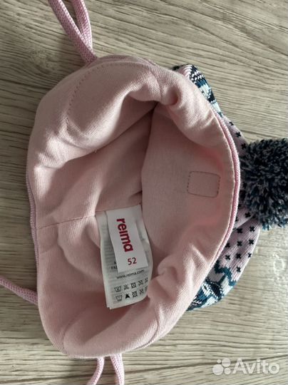 Шапка для девочки reima 52