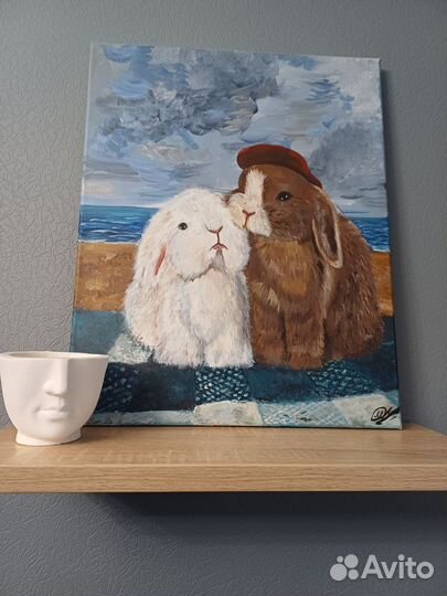 Картина акрилом на холсте