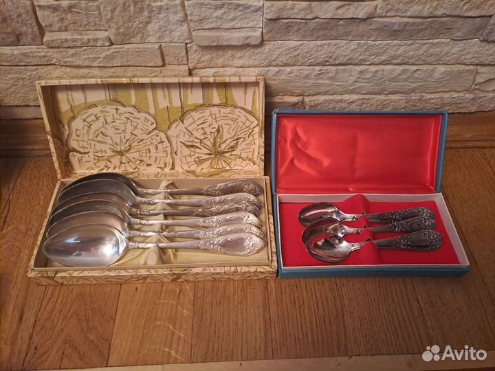 Столовые приборы (винтаж) мельхиор