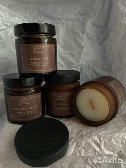 Свечи из кокосового воска