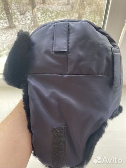 Шапка ушанка мужская овчина