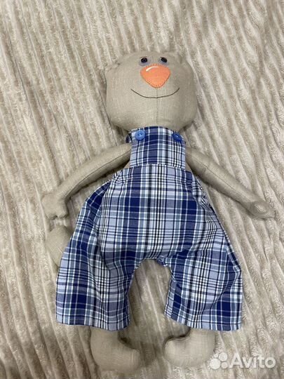 Мягкая игрушка из льна