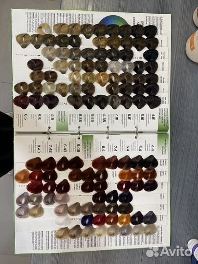 Палитра красок для волос studio Professional