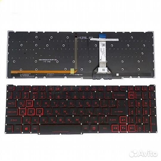 Клавиатура для ноутбука Acer Nitro AN515-45, AN515