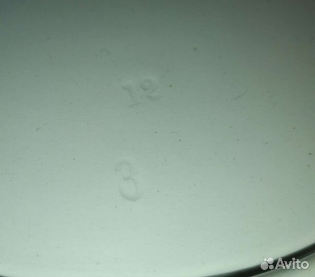 Большое блюдо антиквариат