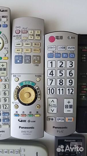 Пульты ду Panasonic для TV/DVD/Video