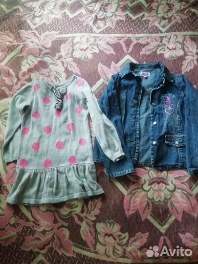 Вещи на девочку с 2 до 7 лет
