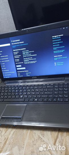 Ноутбук MSI на Core i7