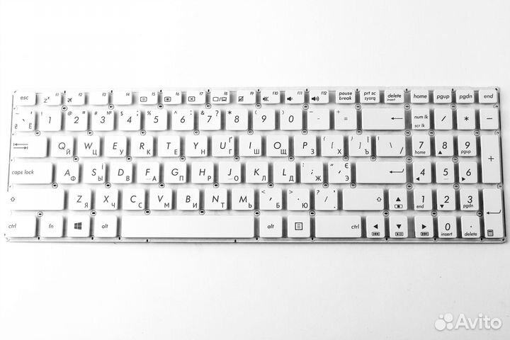 Клавиатура для Asus X756UX Белая p/n: MP-13K93UA
