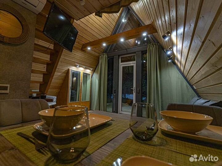 Инвестиции в базу отдыха / а-фрейм