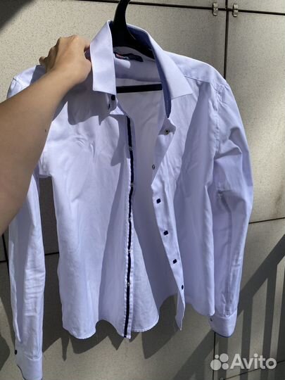 Мужские белые рубашки для школьника