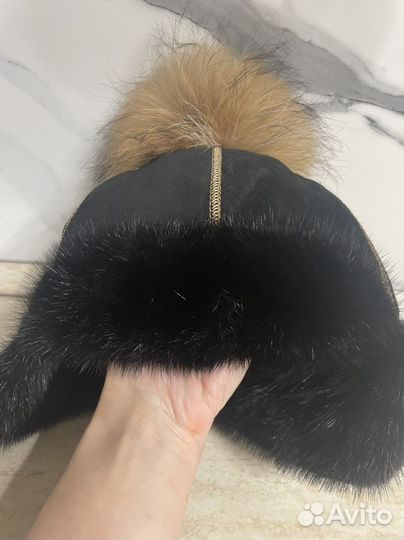 Шапка зимняя меховая женская норковая