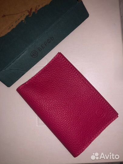 Обложка на паспорт Docker RED новая, Верфь Werfst