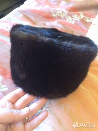 Норковая шапка мужская