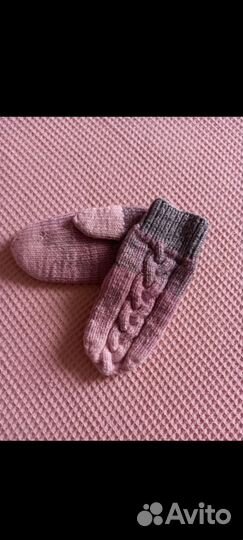 Комплект шапка, снуд и варежки