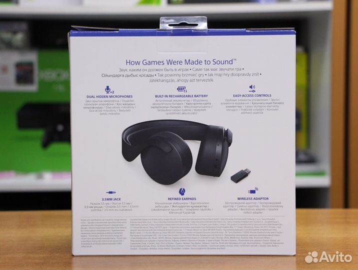 Гарнитура Sony Pulse 3D PS5 цвет черный