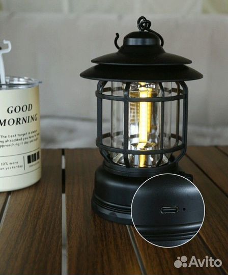 Фонарь кемпинговый аккумуляторный