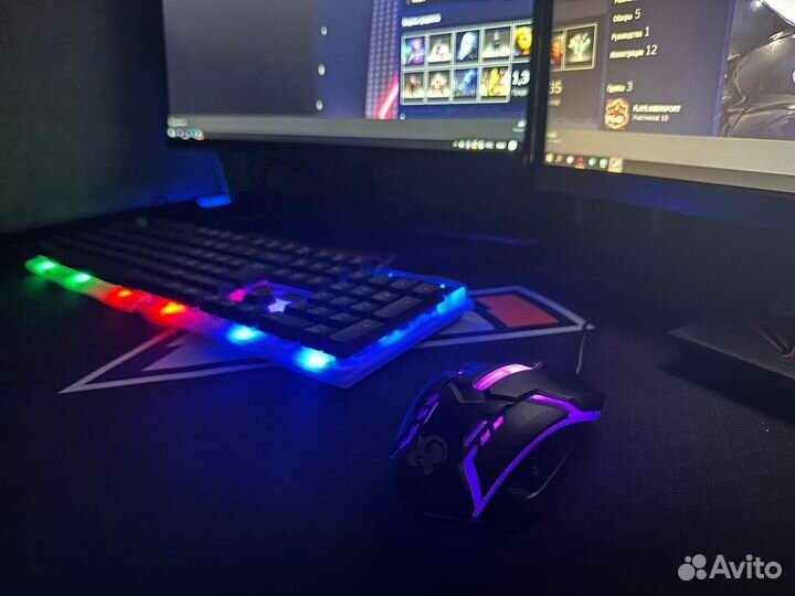 Новый игровой набор клава+мышь, рассматриваю обмен