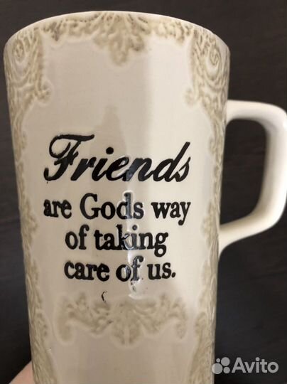 Кружка-латте 500 мл молочно коричневого цвета